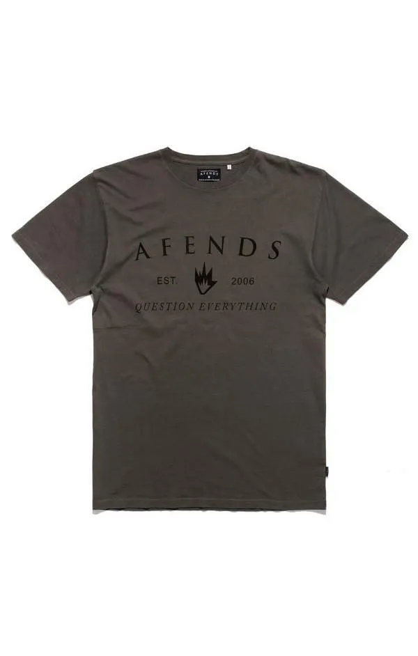 Afends Mens Broken - Logo Slim Tee