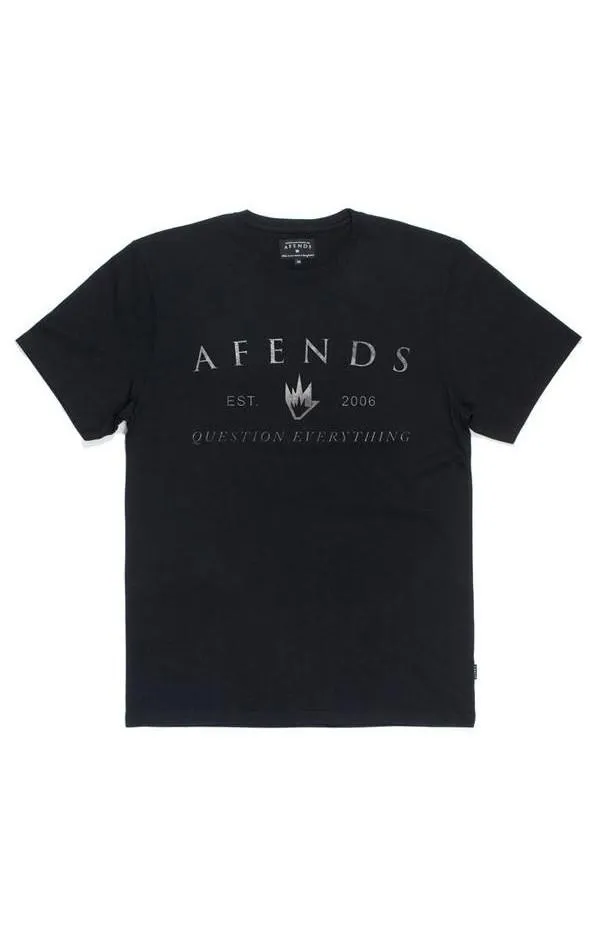 Afends Mens Broken - Logo Slim Tee