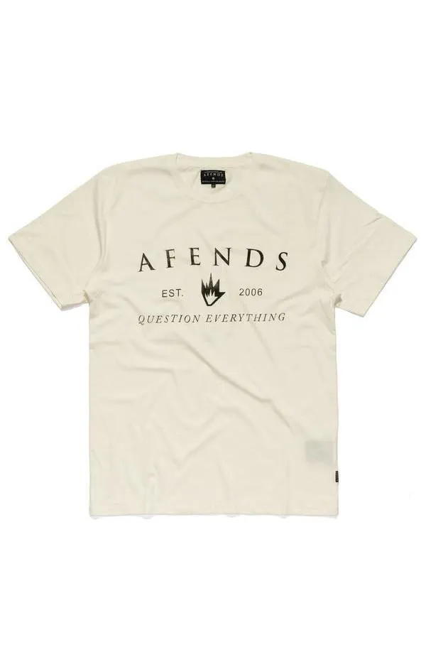 Afends Mens Broken - Logo Slim Tee