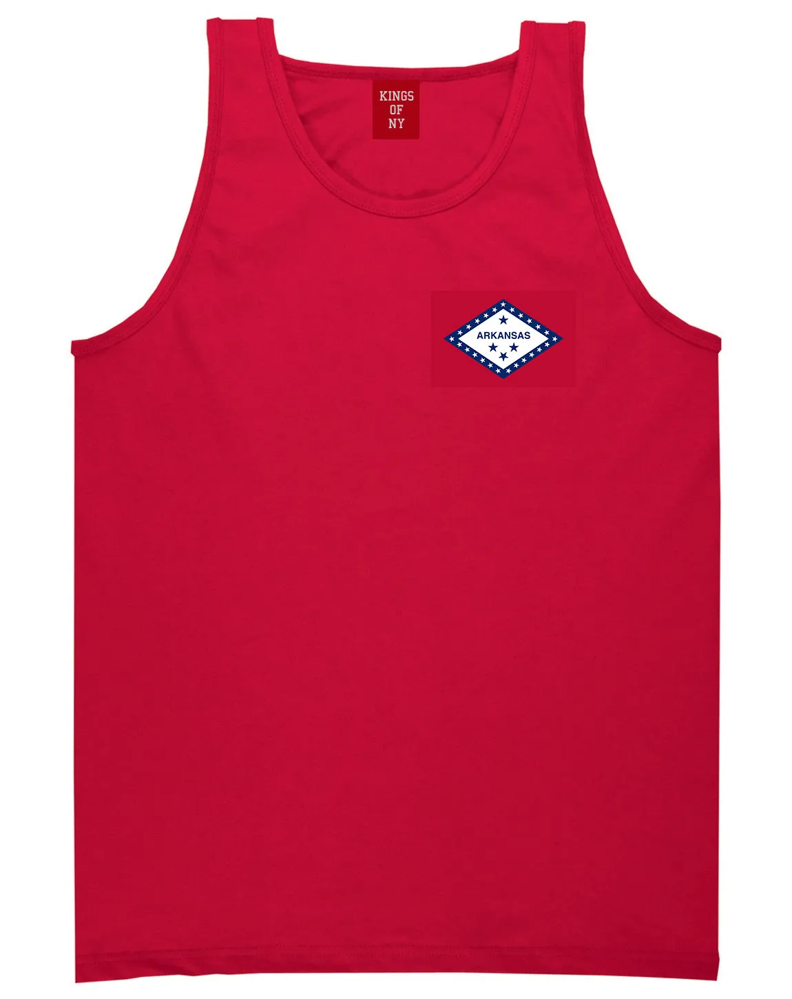 Arkansas State Flag AR Chest Mens Tank Top T-Shirt