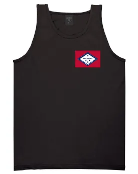 Arkansas State Flag AR Chest Mens Tank Top T-Shirt