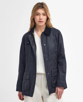 Beadnell Wax Jacket - Navy