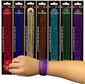 bling bracelets - 7 lines Case of 144