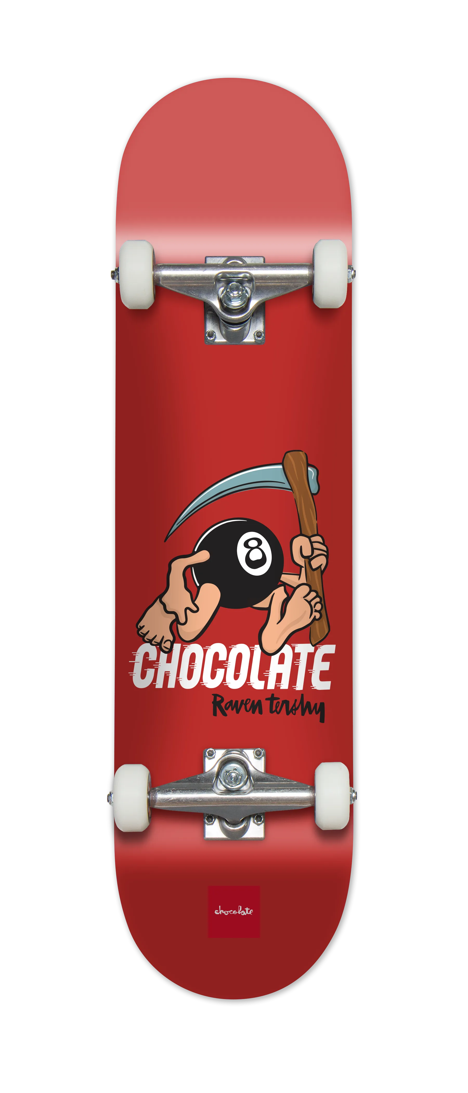 Chocolate Complete Skateboard Eightballer Raven Tershy 7.875"