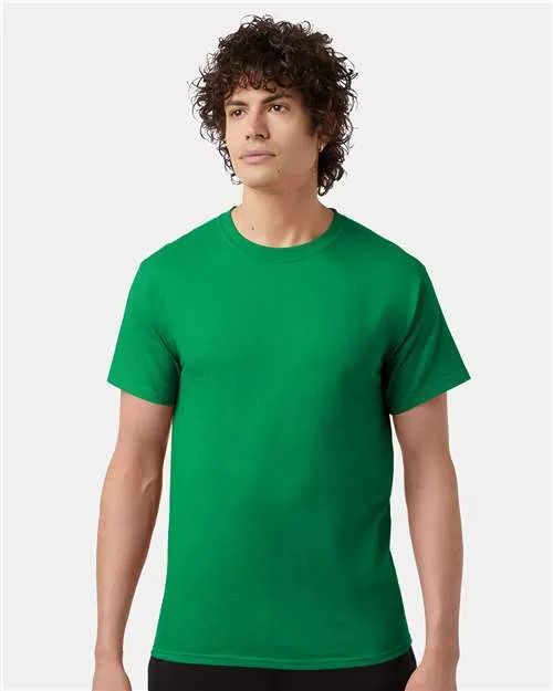 Custom Embroidered - Champion - Short Sleeve T-Shirt - Kelly Green - T425