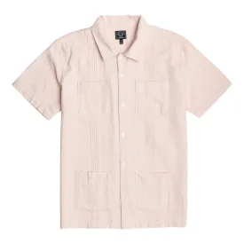 Dark Seas Santiago Short Sleeve Button Up Shirt - Mauve