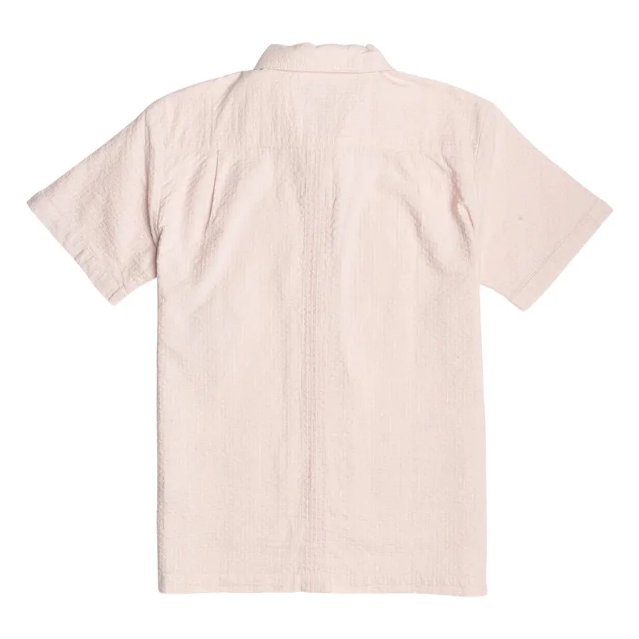 Dark Seas Santiago Short Sleeve Button Up Shirt - Mauve