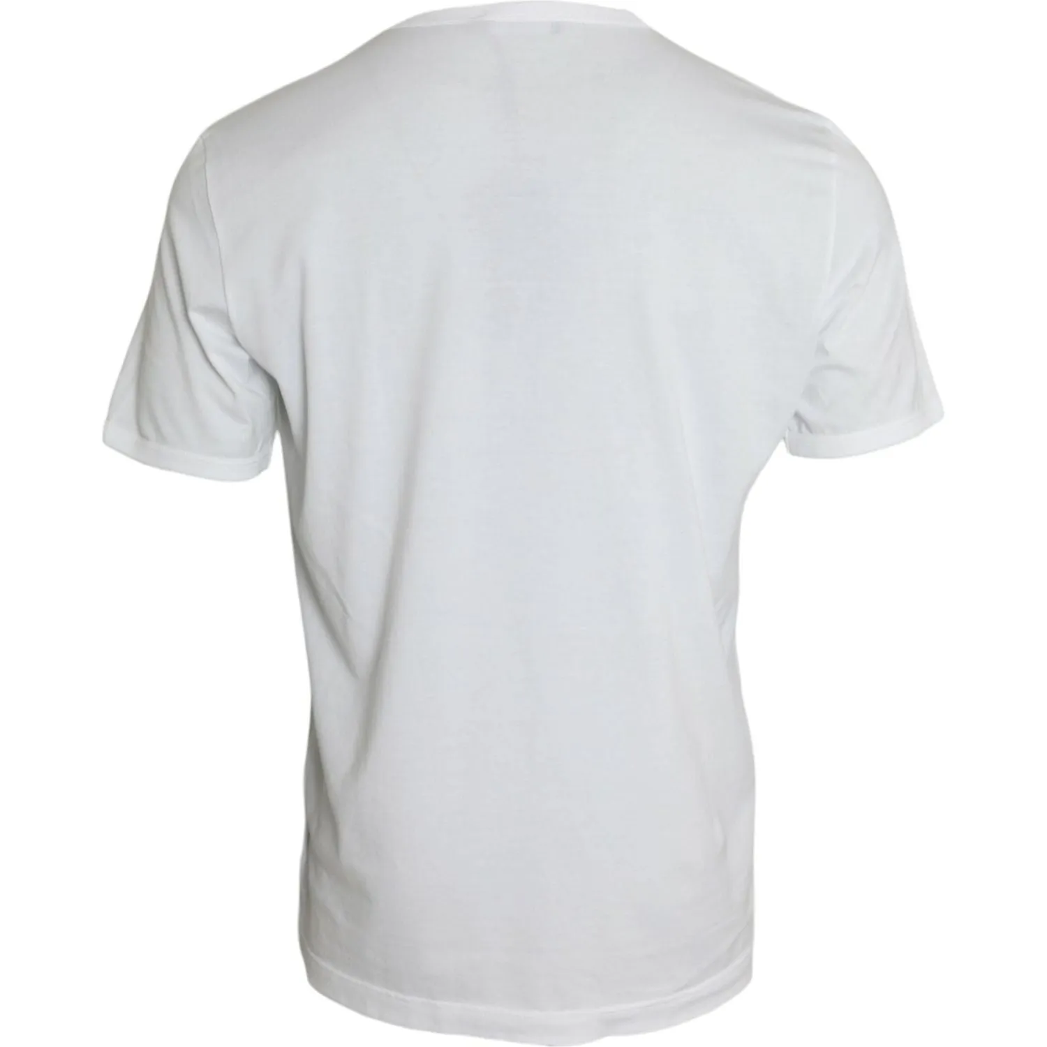 Dolce & Gabbana White D&G King Print Cotton Crewneck T-shirt