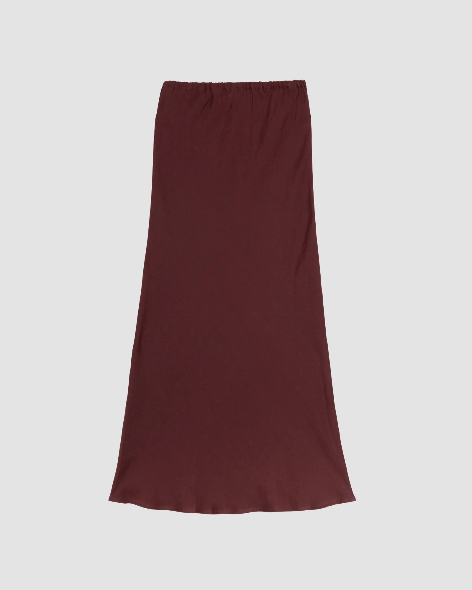 Dydine Skirt - Fine Linen - Stome Burgundy