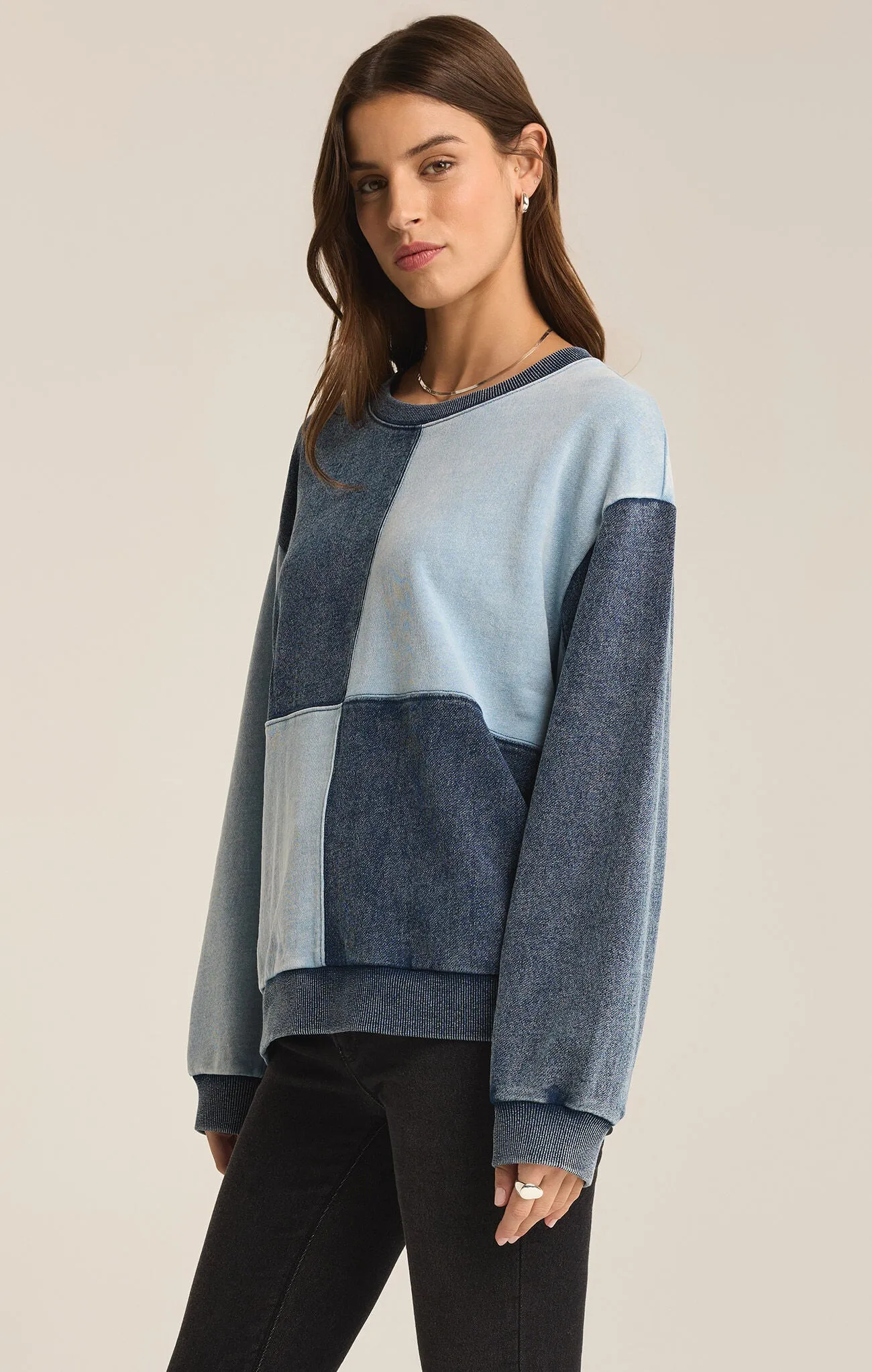 Fair & Square Sweatshirt - Washed Indigo