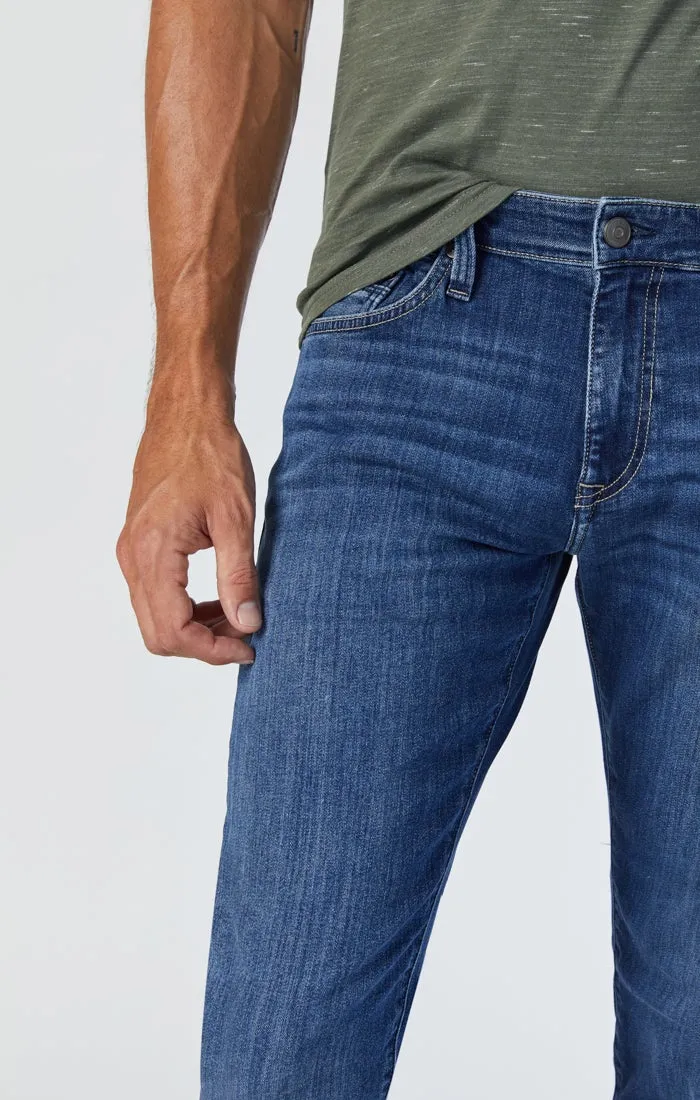 JAKE SLIM LEG JEANS IN INDIGO BRUSHED WILLIAMSBURG