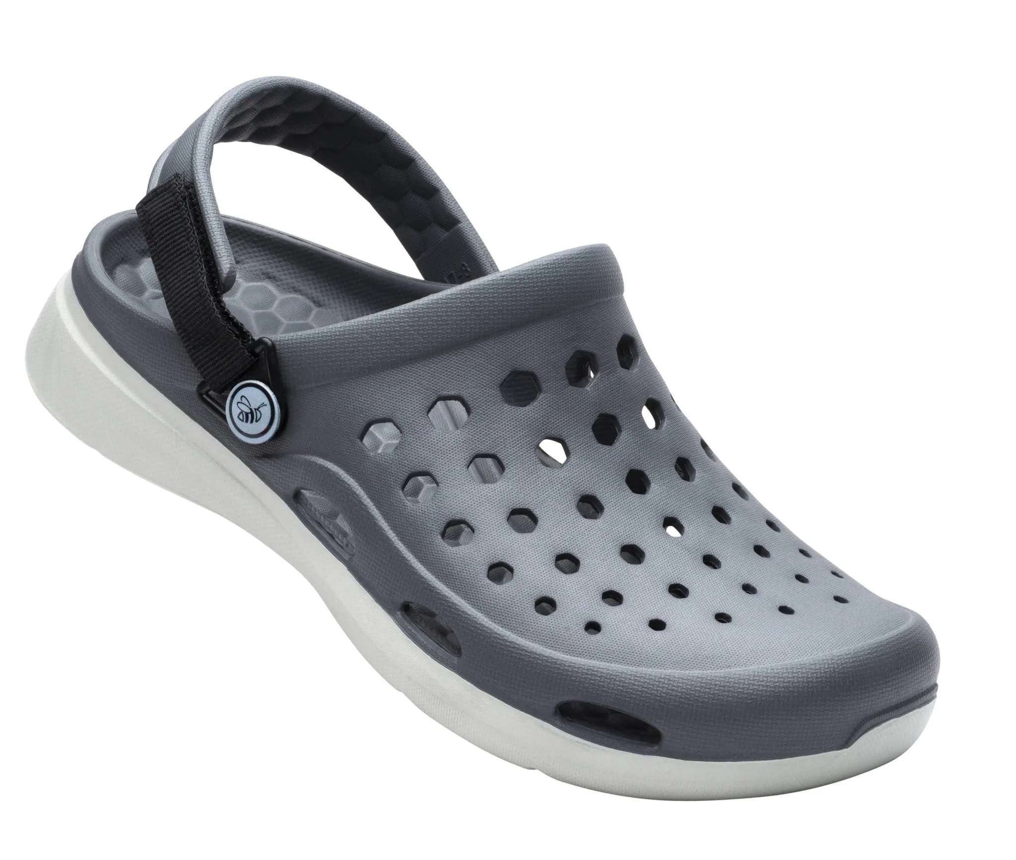 Joybees Mens Modern Clog Charcoal Light Grey