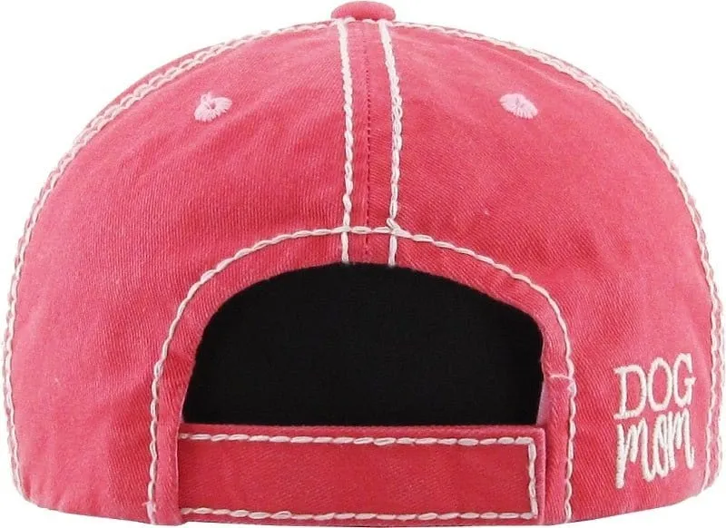 KBV1140 "DOG MOM" Washed Vintage Premium Cotton Cap