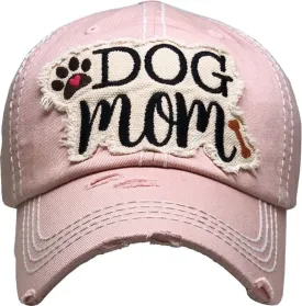 KBV1140 "DOG MOM" Washed Vintage Premium Cotton Cap