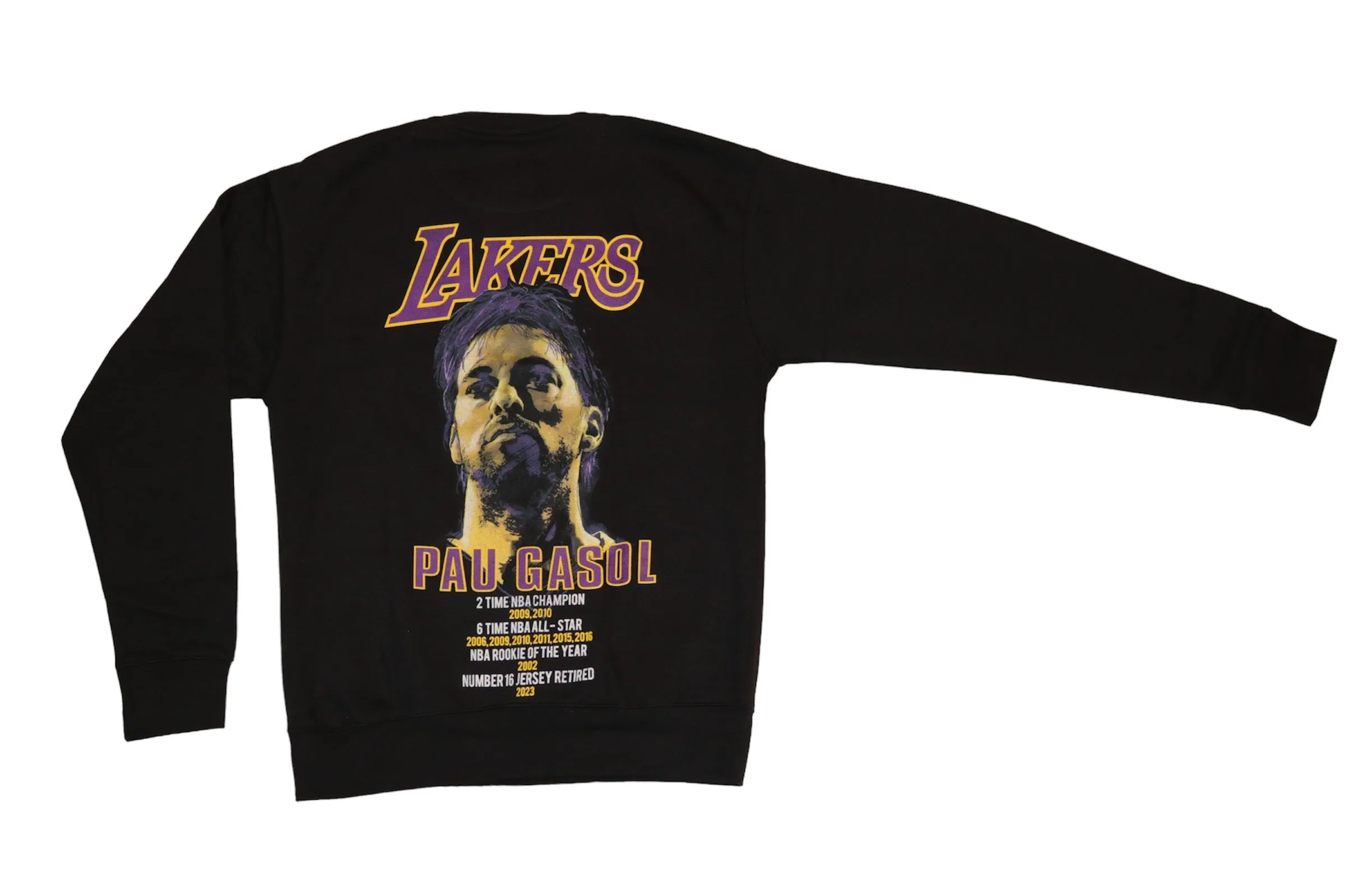 Lakers Gasol Portrait Fleece Crewneck