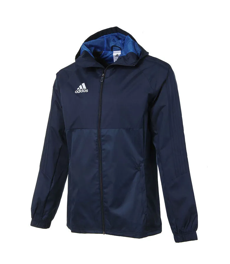 Men's Adidas Team Wear Jacket Tiro 17 Rain Coat Navy