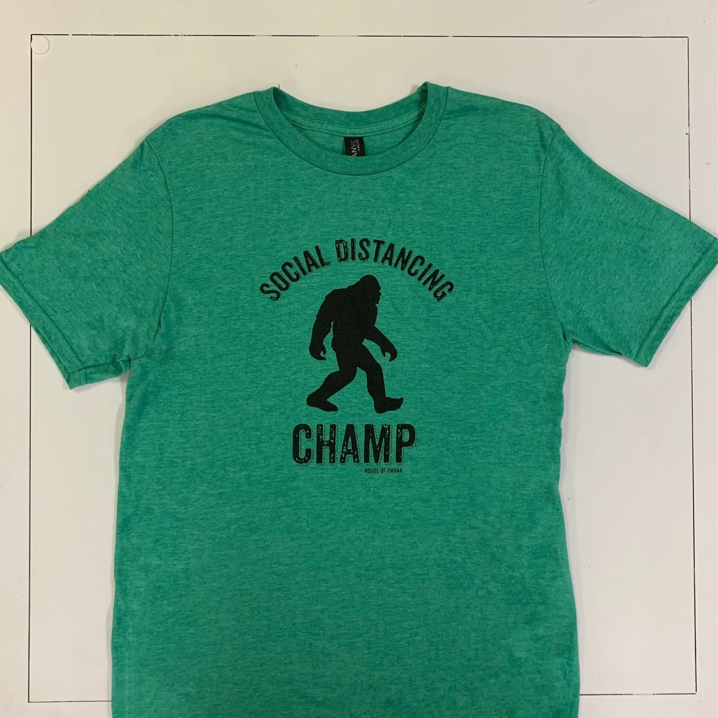 New! Social Distancing Champ Graphic T-Shirt