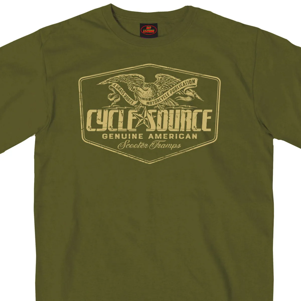 Official Cycle Source Magazine CSM1007 Men’s Eagle Military Green