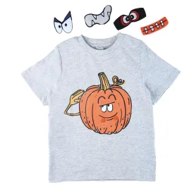 Pumpkin T-shirt with Badges