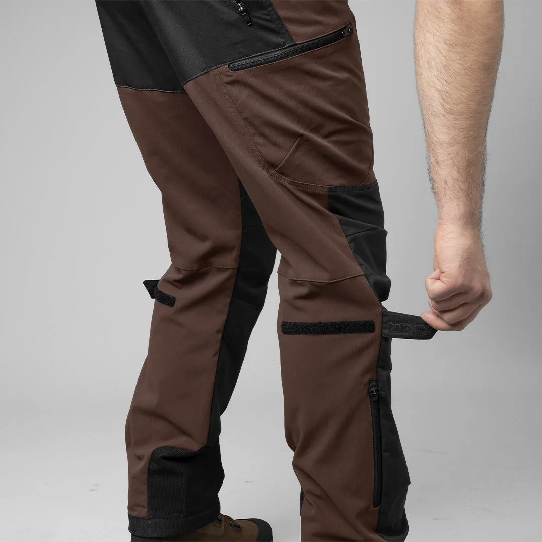 Ragnar Trousers - Burgundy/Black by Harkila