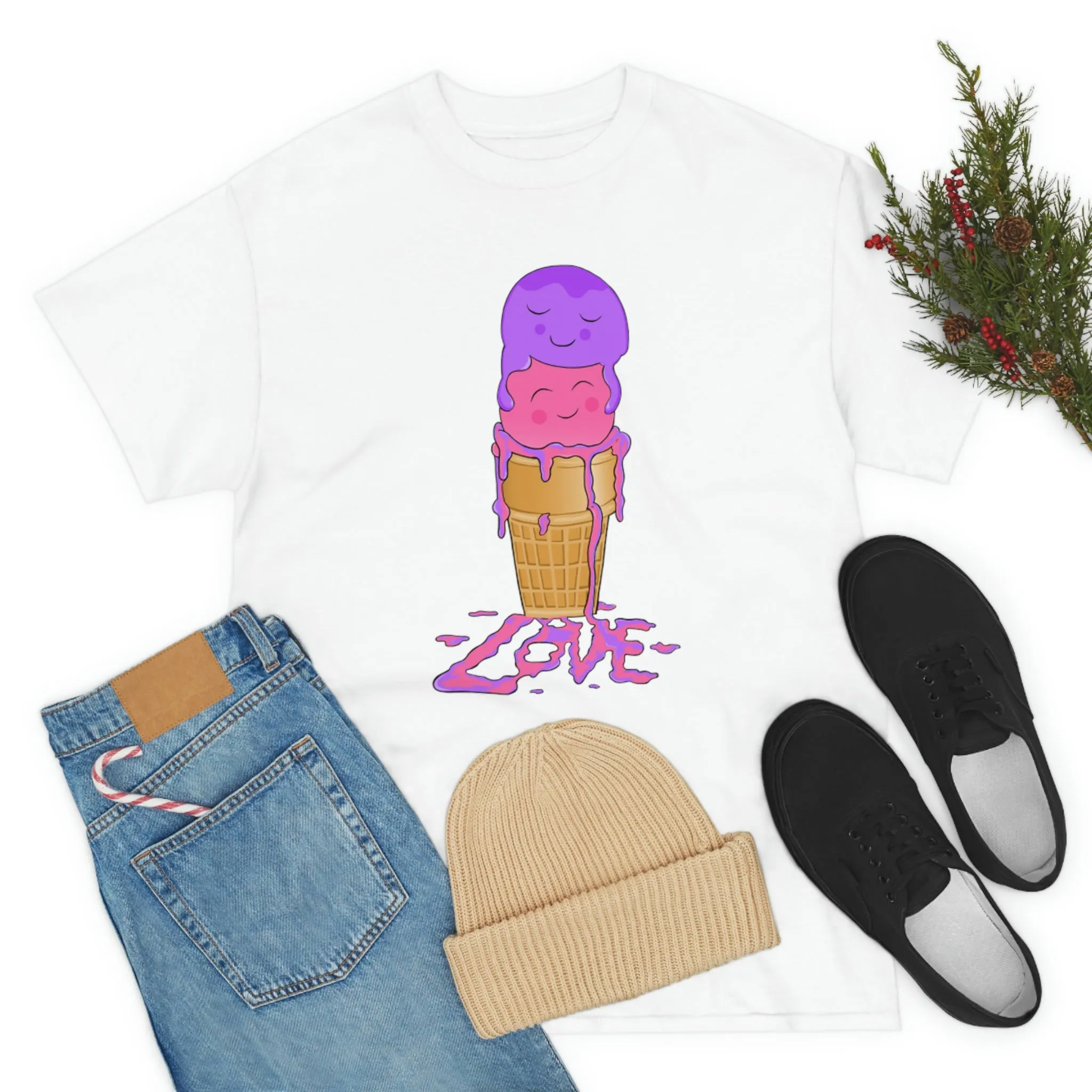 Scoops of Love Unisex Heavy Cotton Tee