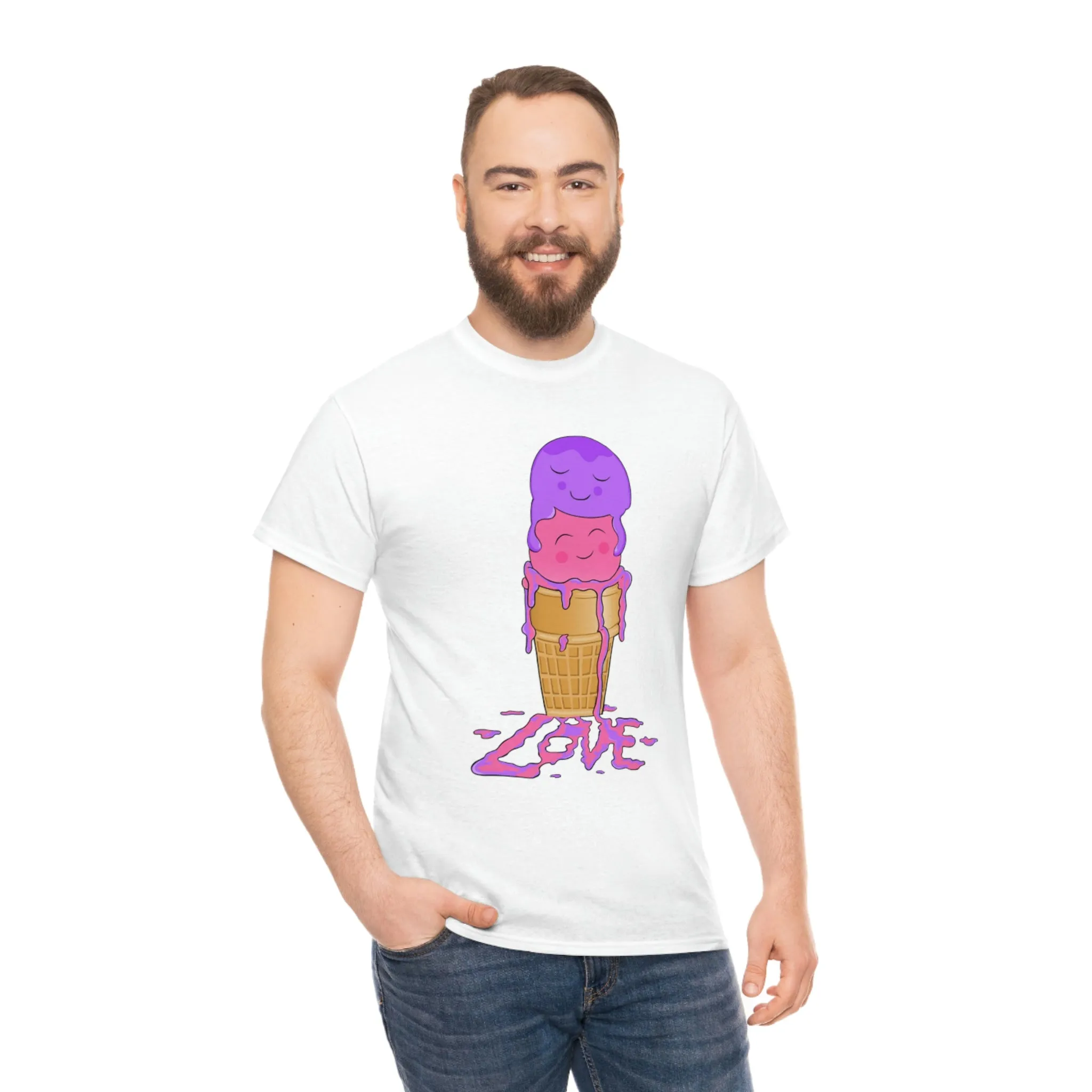 Scoops of Love Unisex Heavy Cotton Tee