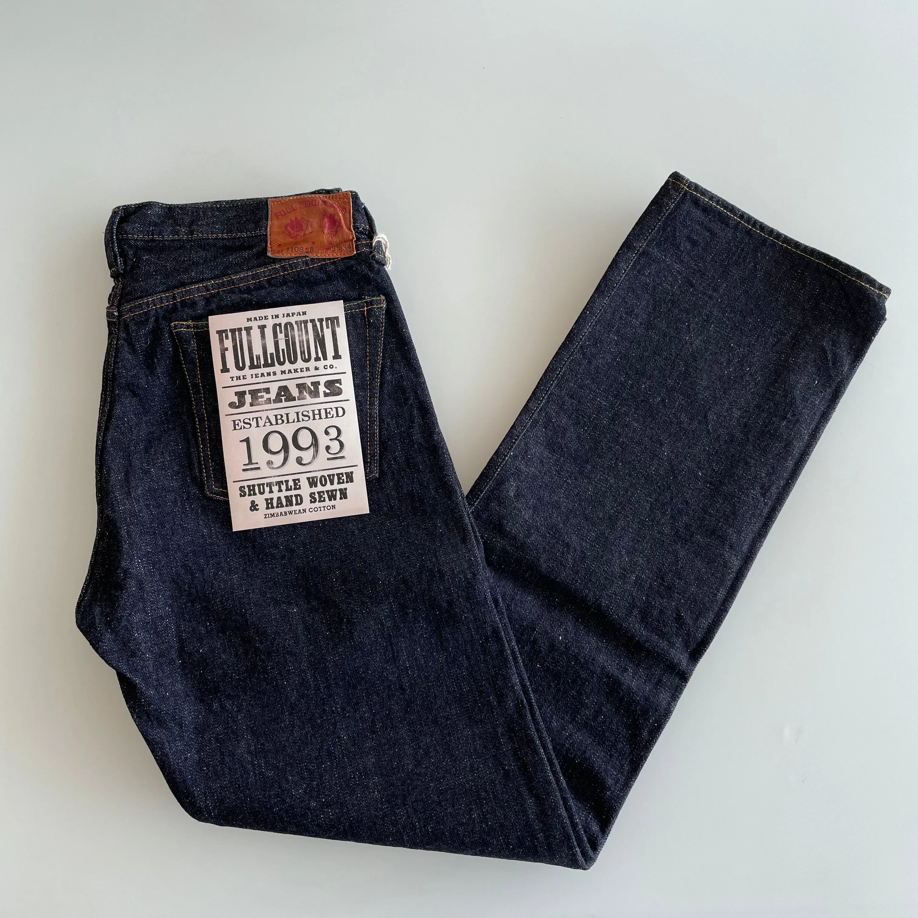 Slim Straight 15.5oz Super Rough Selvedge Denim - OW - 1108SR