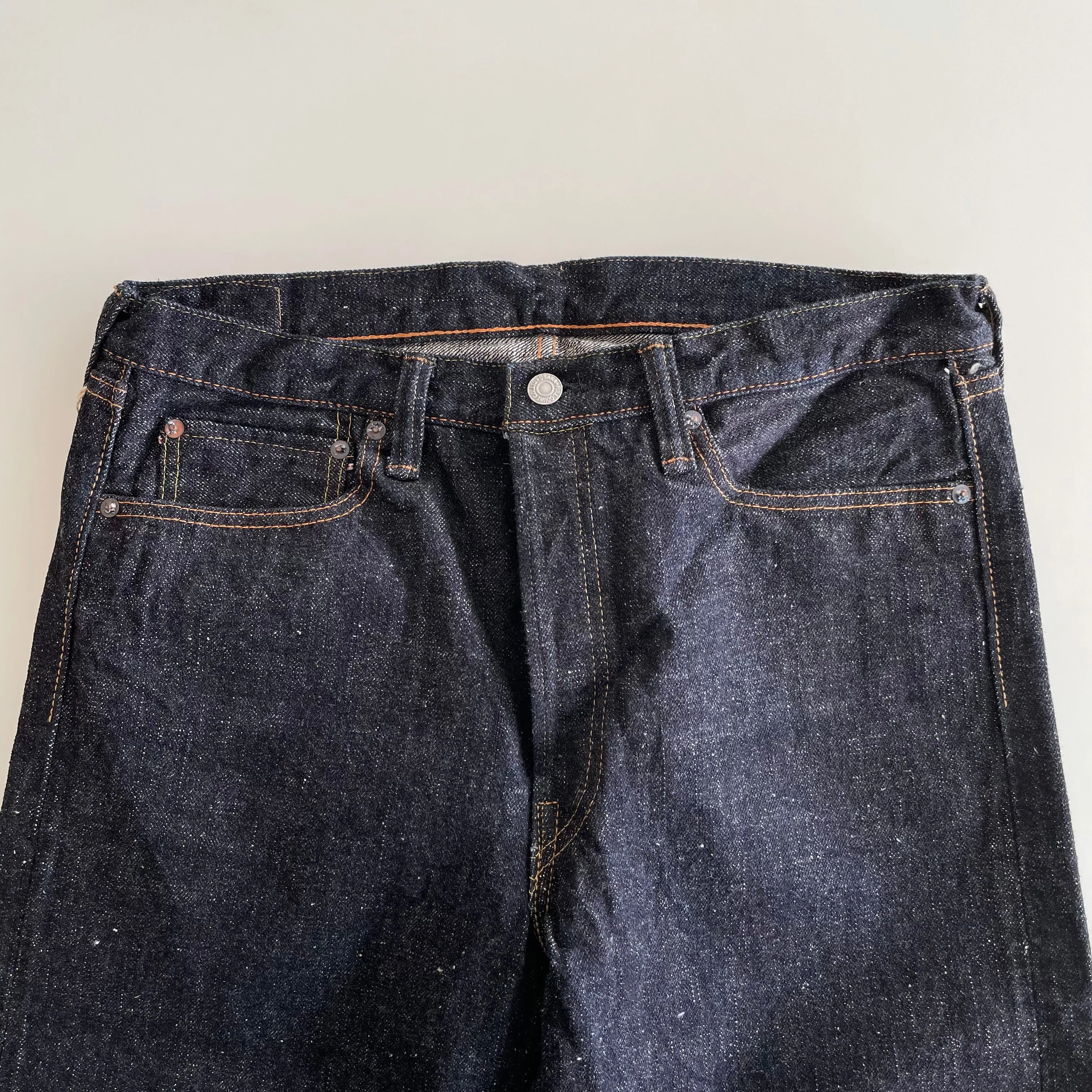 Slim Straight 15.5oz Super Rough Selvedge Denim - OW - 1108SR