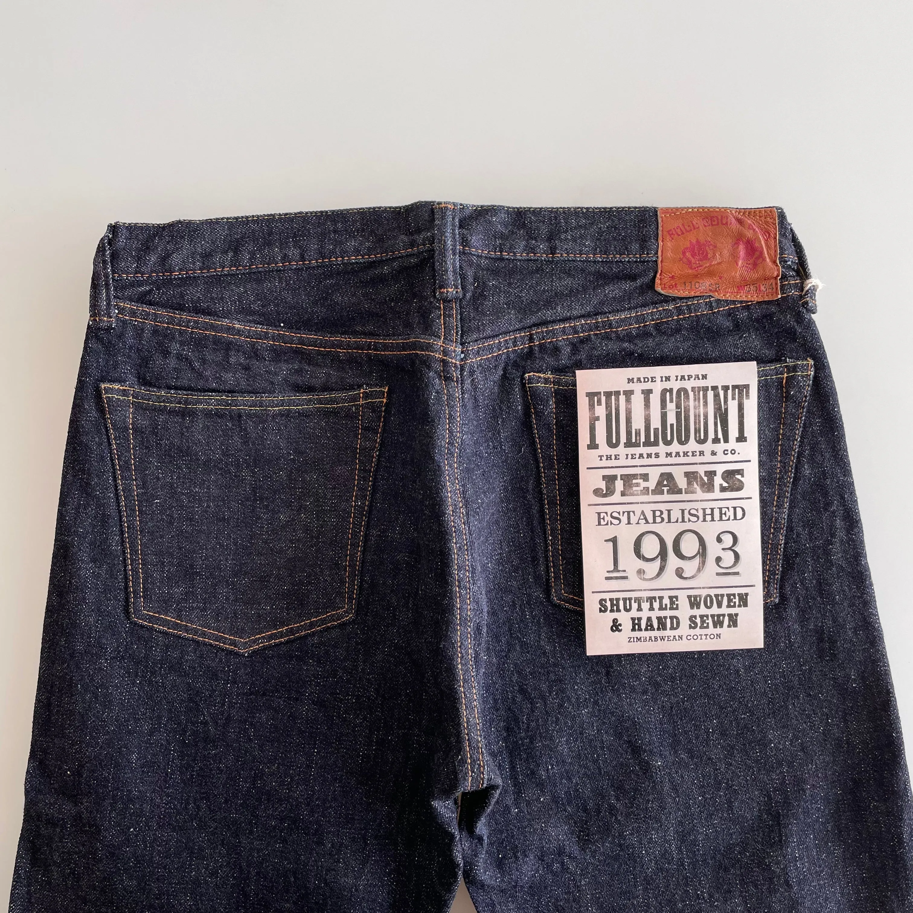 Slim Straight 15.5oz Super Rough Selvedge Denim - OW - 1108SR