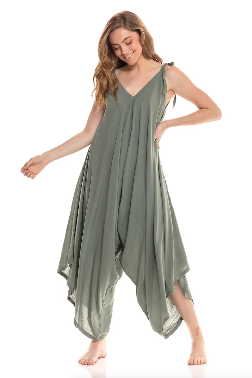 Solid Thai Cotton Romper