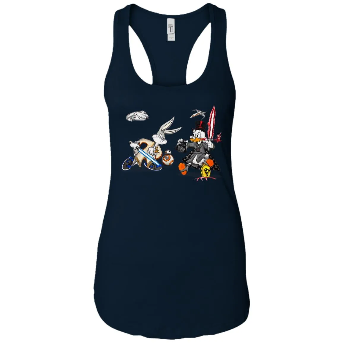 Star Wars T-shirts Rabbit Vs Duck Donald Funny Women Tank Top