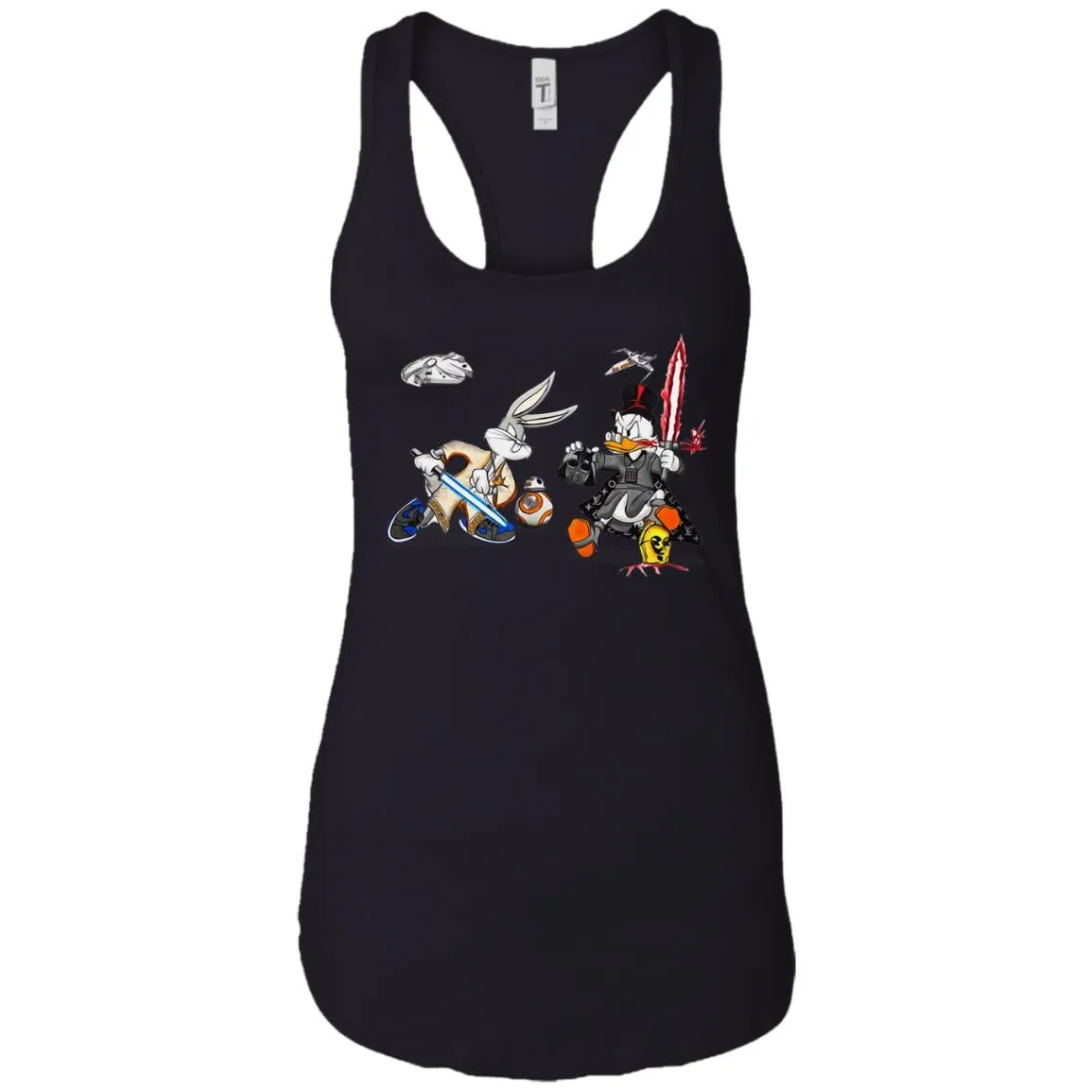 Star Wars T-shirts Rabbit Vs Duck Donald Funny Women Tank Top