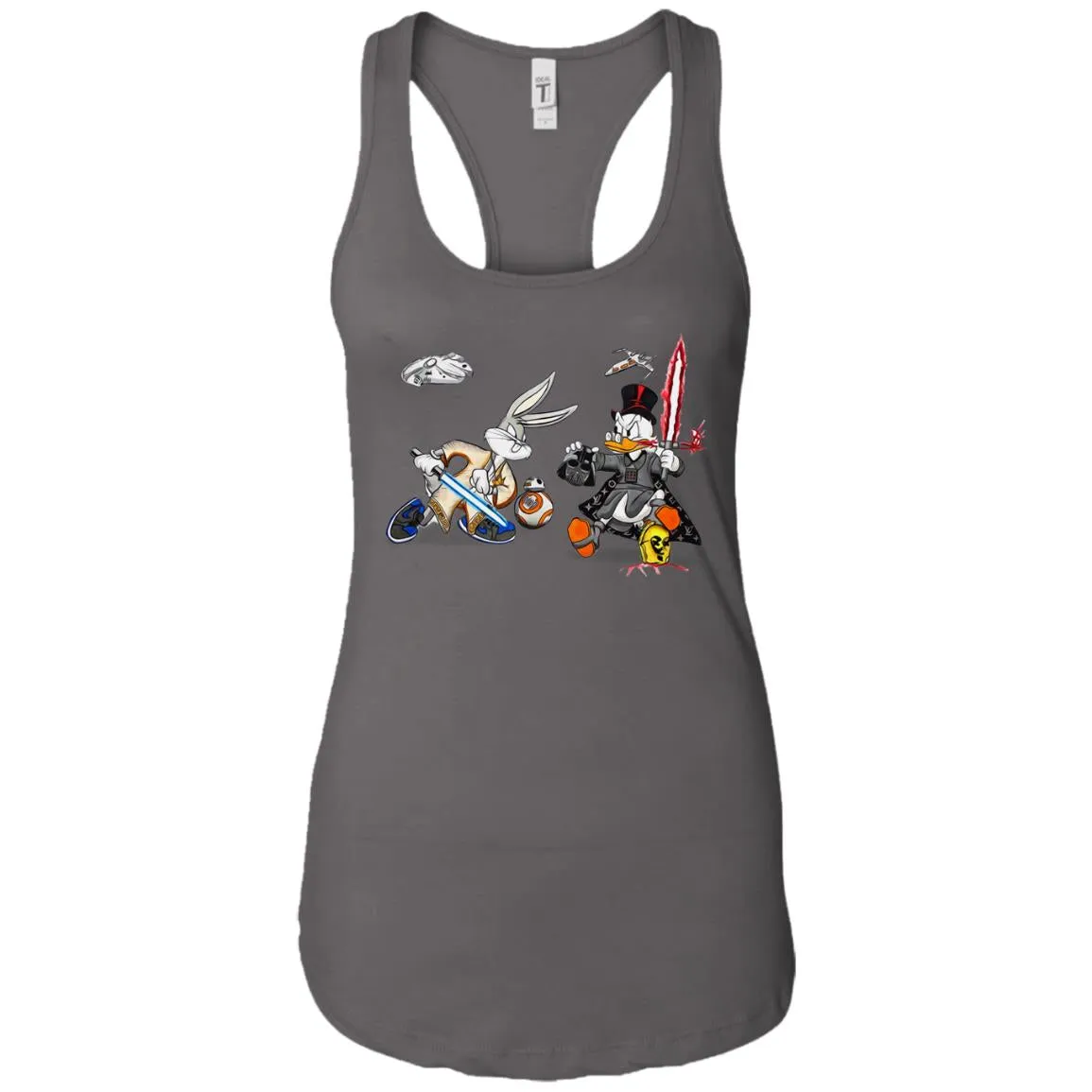 Star Wars T-shirts Rabbit Vs Duck Donald Funny Women Tank Top