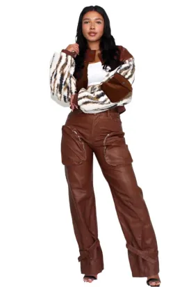 TEEK - Brown Western Women Jacket