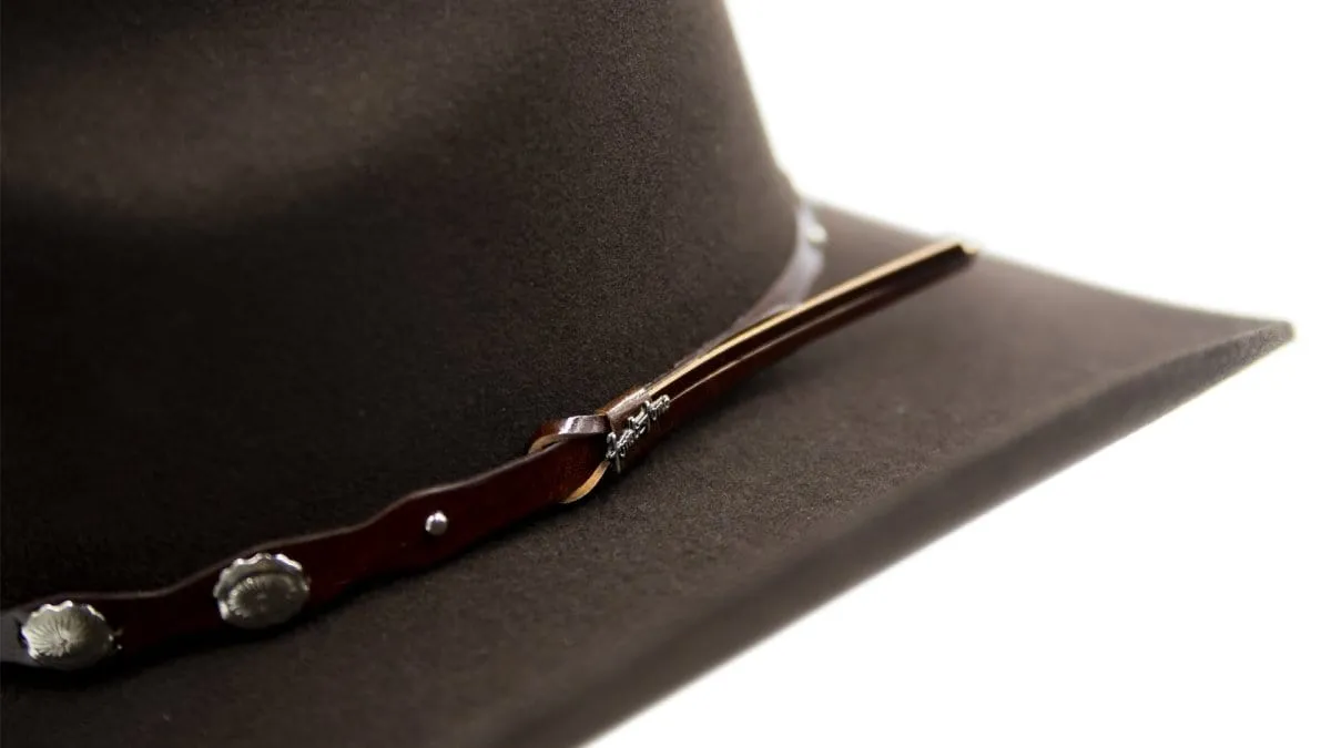 Tombstone 20X Cowboy Felt Hat Low Crown Brown Chocolate TOM-4202