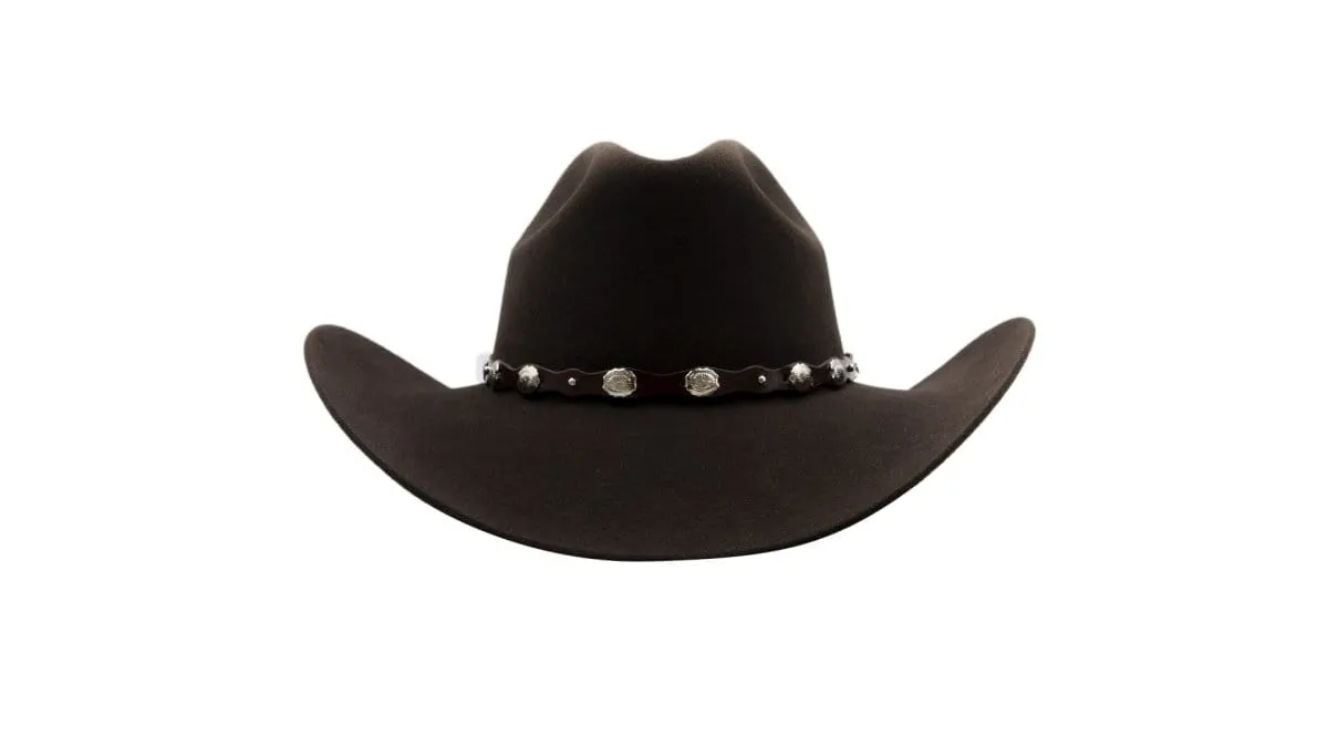 Tombstone 20X Cowboy Felt Hat Low Crown Brown Chocolate TOM-4202