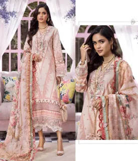 Unstitched Cotton Pakistani Style Suits Dress Material