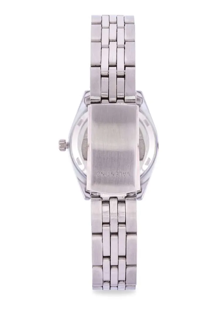 Valentino 20121693-SILVER - WHITE DIAL Stainless Steel Watch for Women