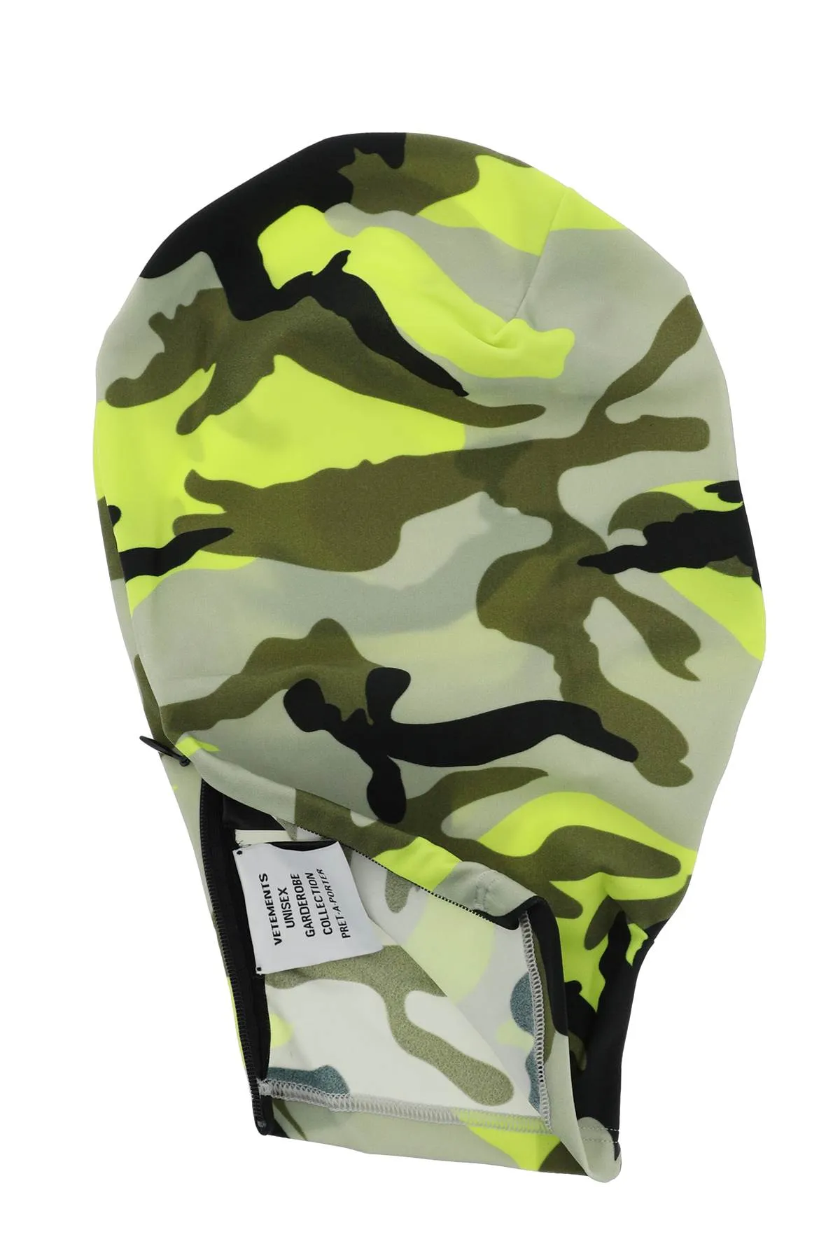 Vetements camouflage nylon face mask