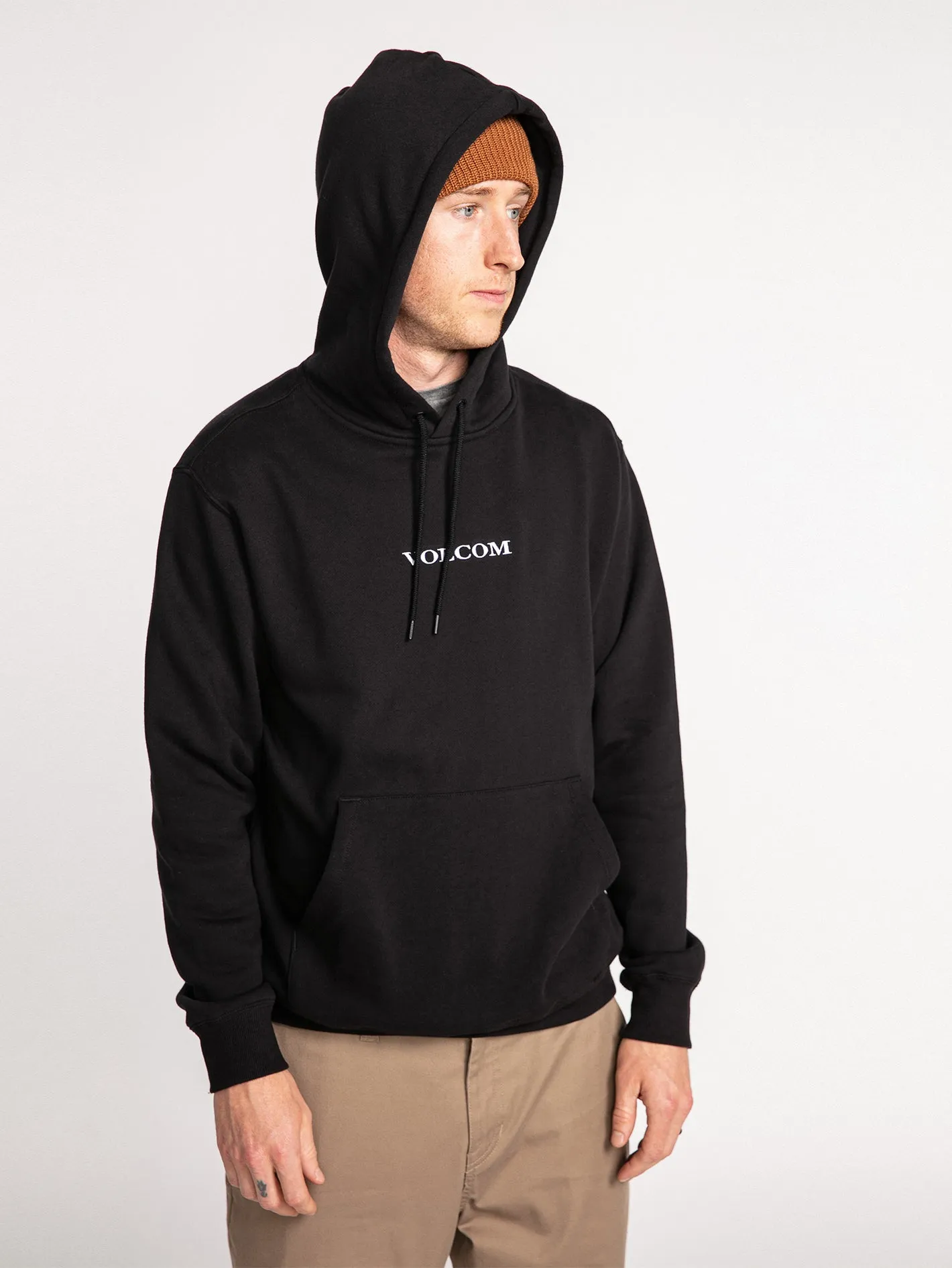 Volcom Stone Pullover Hoodie - Black