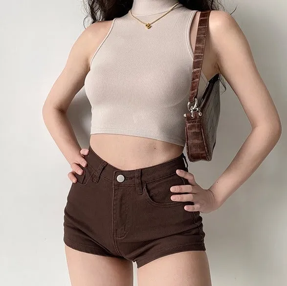 Wenkouban - Neutral Tones Shorts