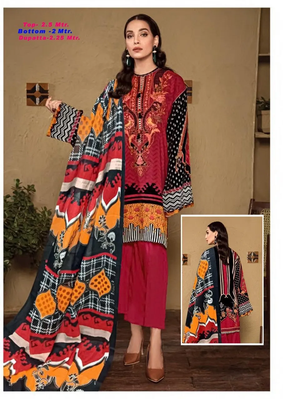 Women Unstitched Cotton Pakistani Style Dress material