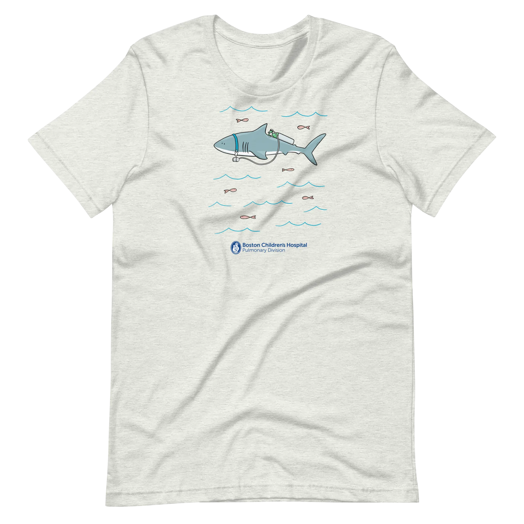 Z - Boston Children's Pulmonary Division - Shark Tank - Adult T-Shirt