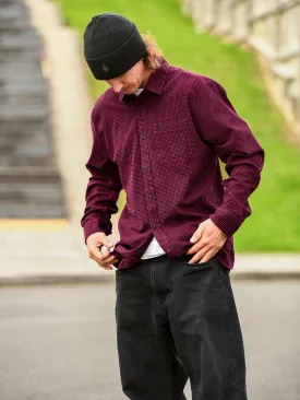 Zander Long Sleeve Shirt - Wine